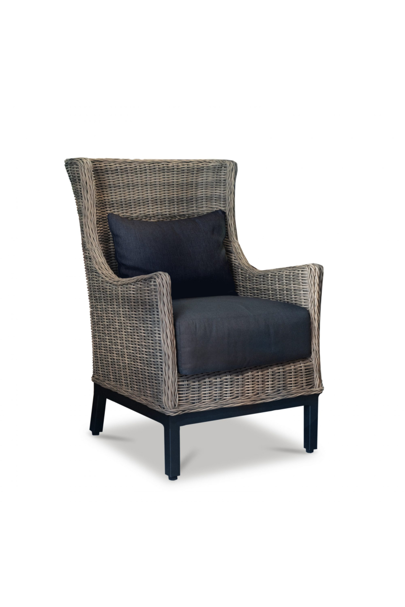 Basil Outdoor Wicker Armchair (Markdown)