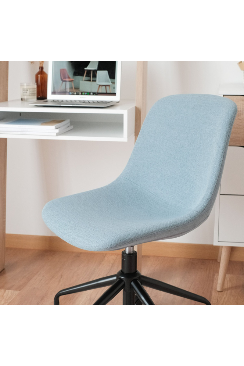 Charles Sky Blue Office Chair