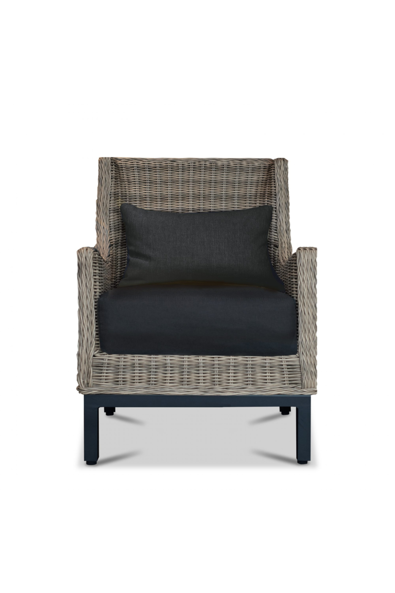 Basil Outdoor Wicker Armchair (Markdown)