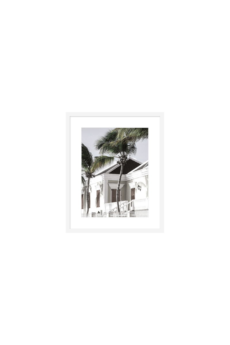 Framed Picture 40x50cm - Coastal House (Markdown)