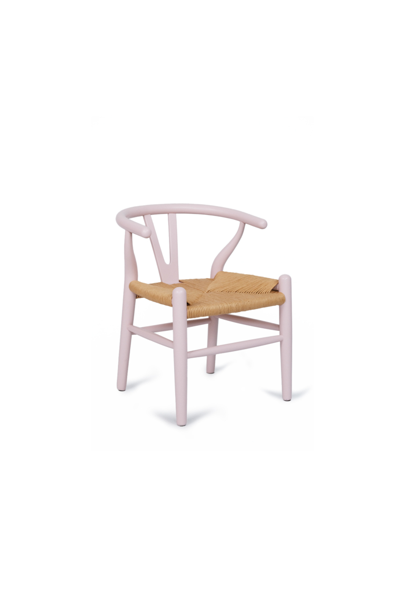 Replica Wishbone Kids Chair Blush Pink