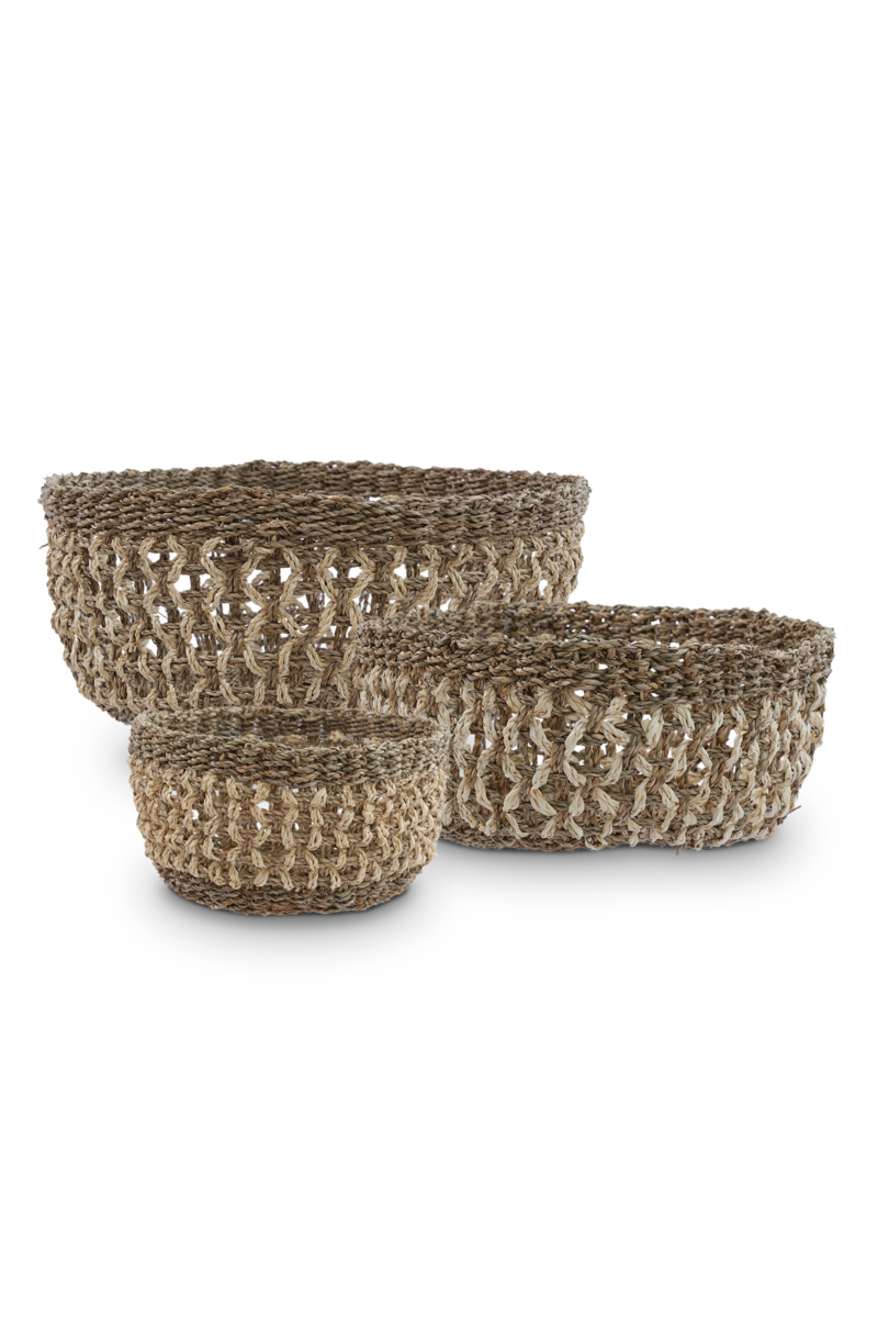 Solana Seagrass Basket (Set of 3)