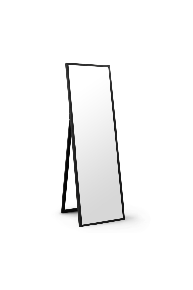 Essential Black Standing Mirror 50x150cm