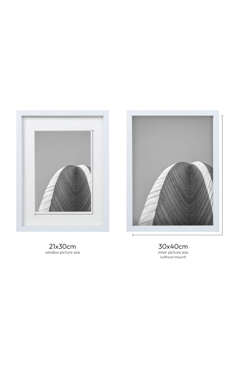 Joodi White Photo Frame 30x40cm / Window 21x30cm