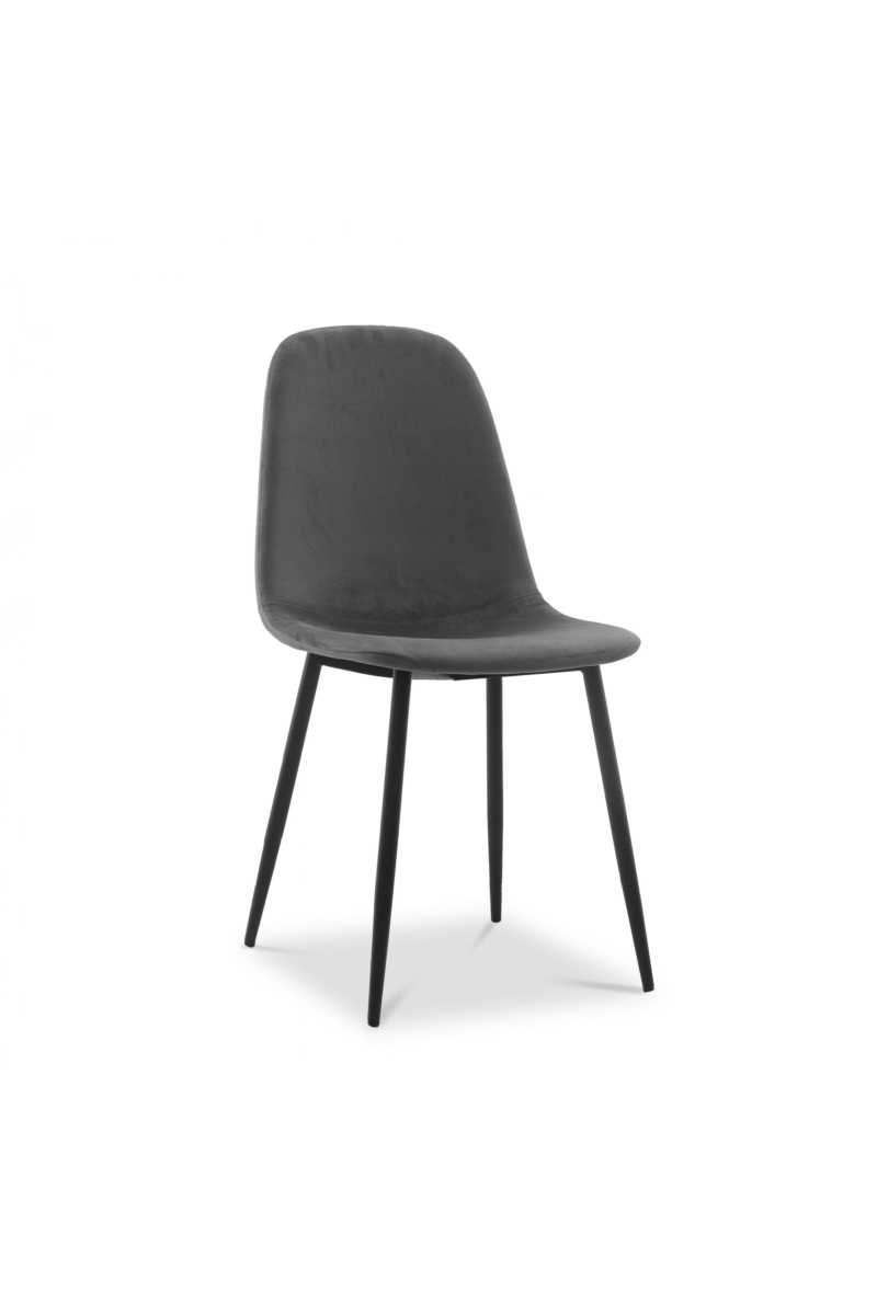 Sera Chair Pebble Grey Velvet
