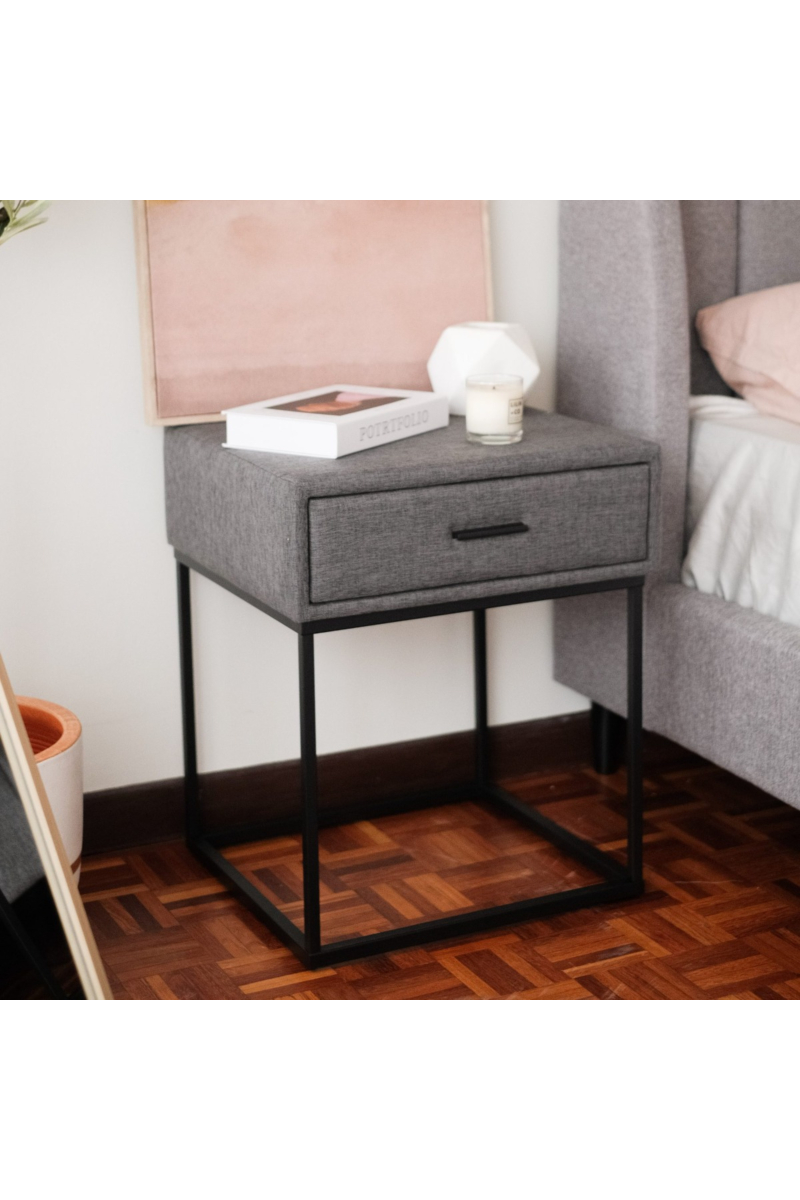 Anders Pebble Grey Side Table