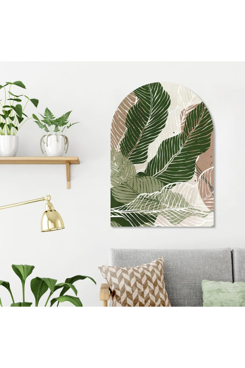 Arch Canvas 75x105cm - Leaves (Markdown)