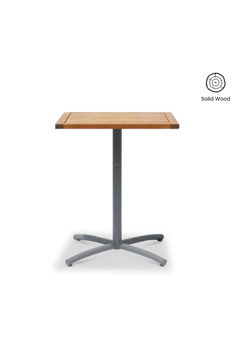 Begonia Outdoor Cafe Table Simple Grey