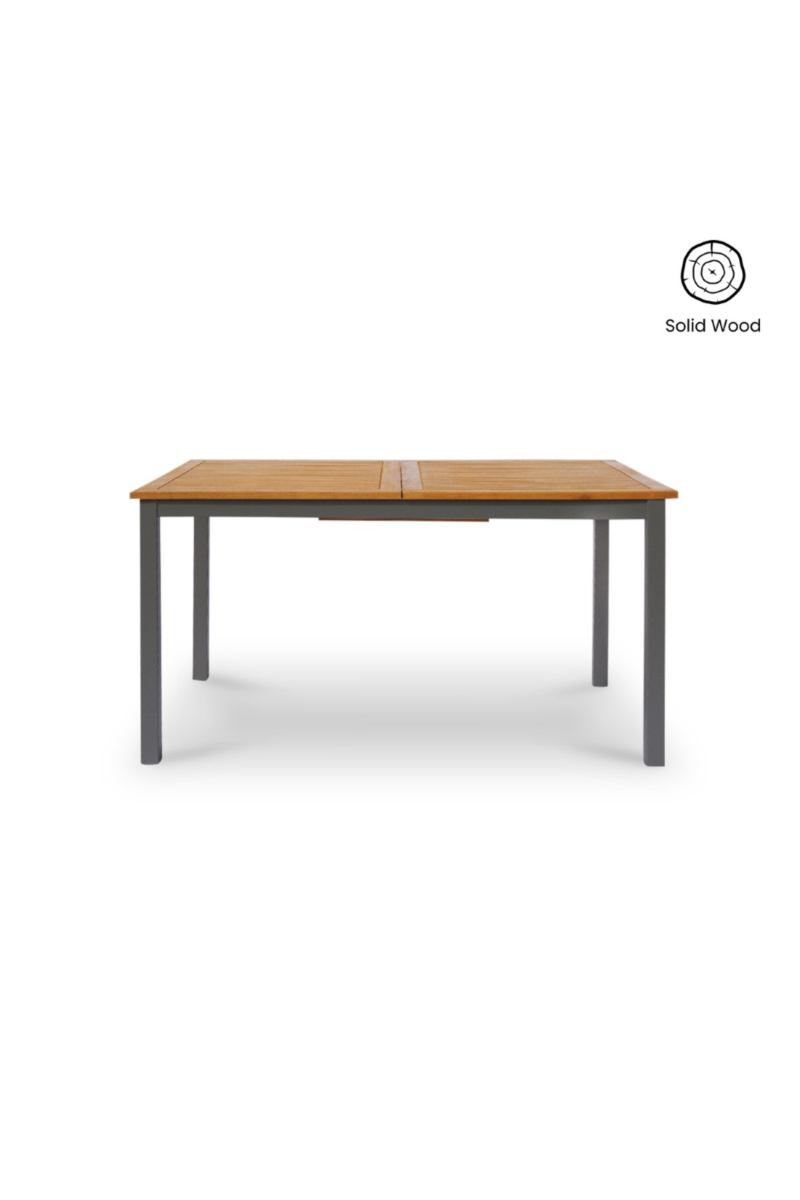 Begonia Outdoor Expandable Table 150-200cm Simple Grey