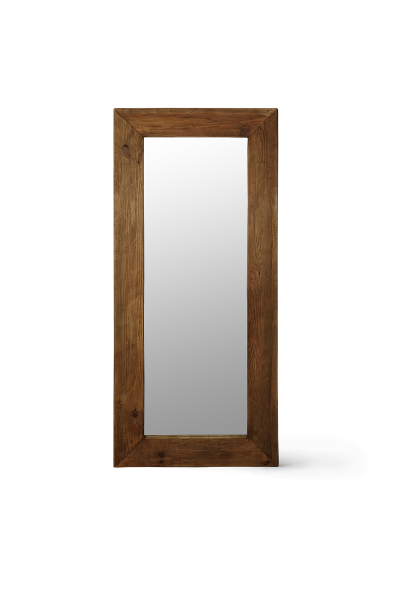 Reclaimed Wood Long Mirror