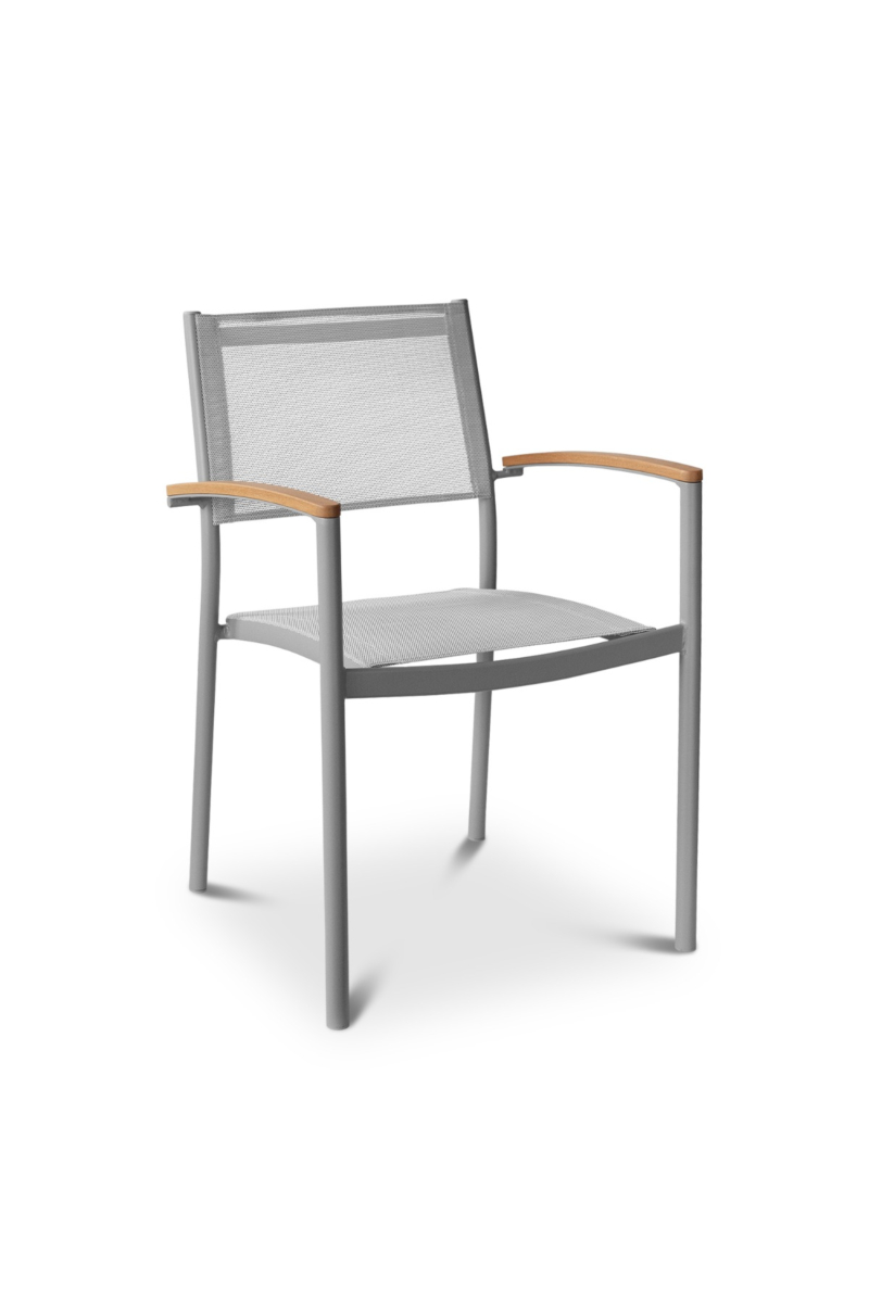 Celosia Outdoor/Indoor Arm Chair Simple Grey