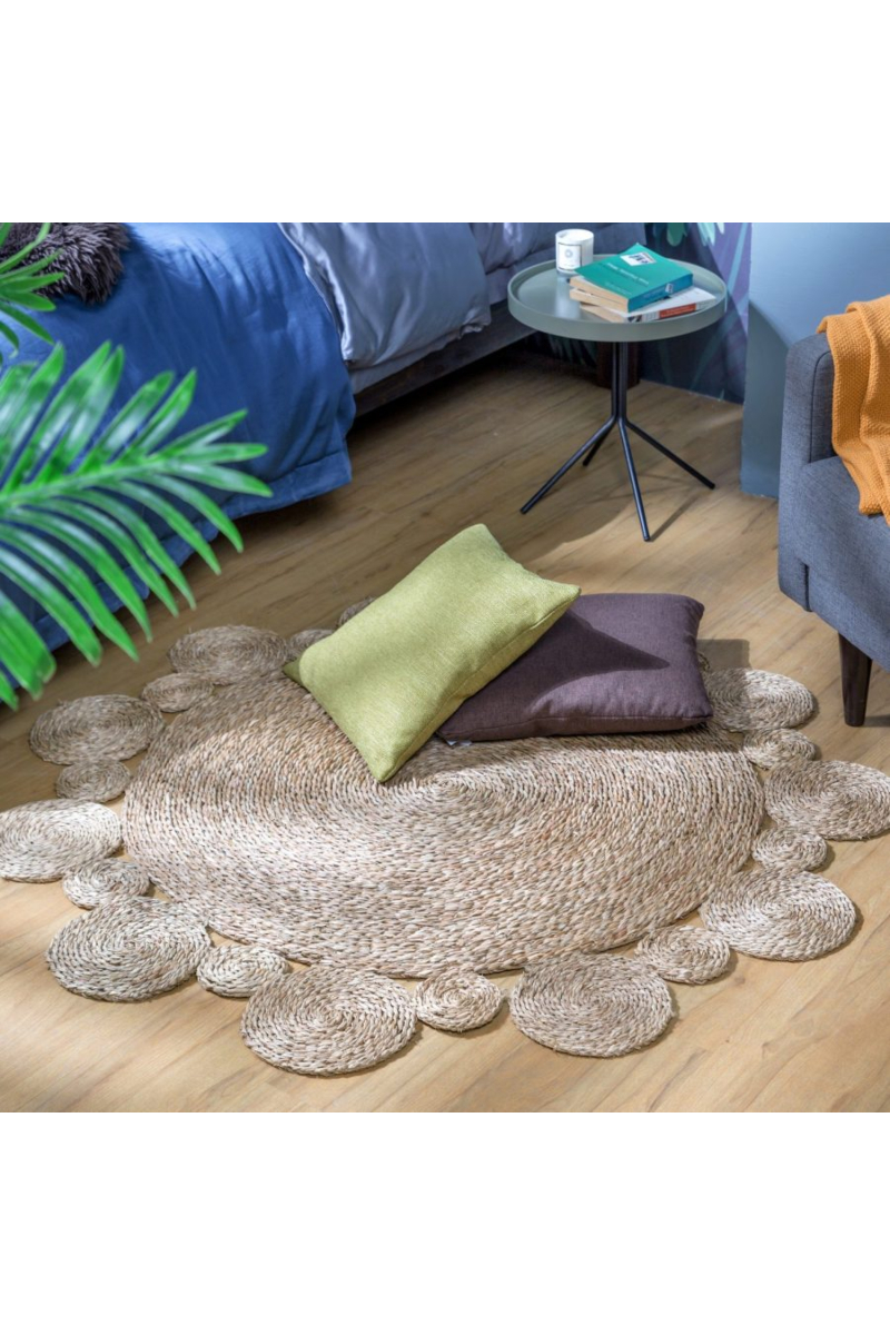 Dahalia Seagrass Round Rug