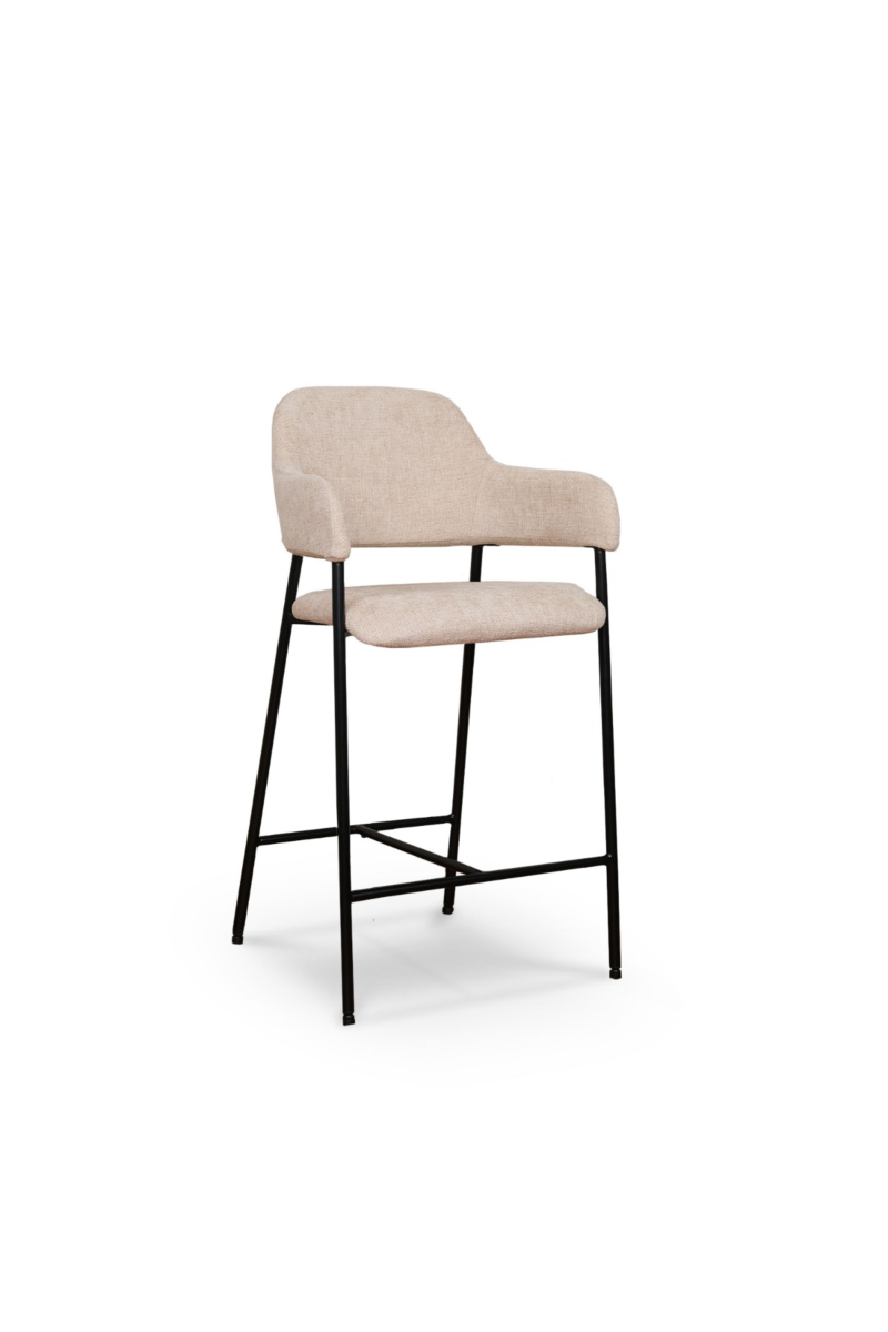 Damien Sand Beige Counter Stool