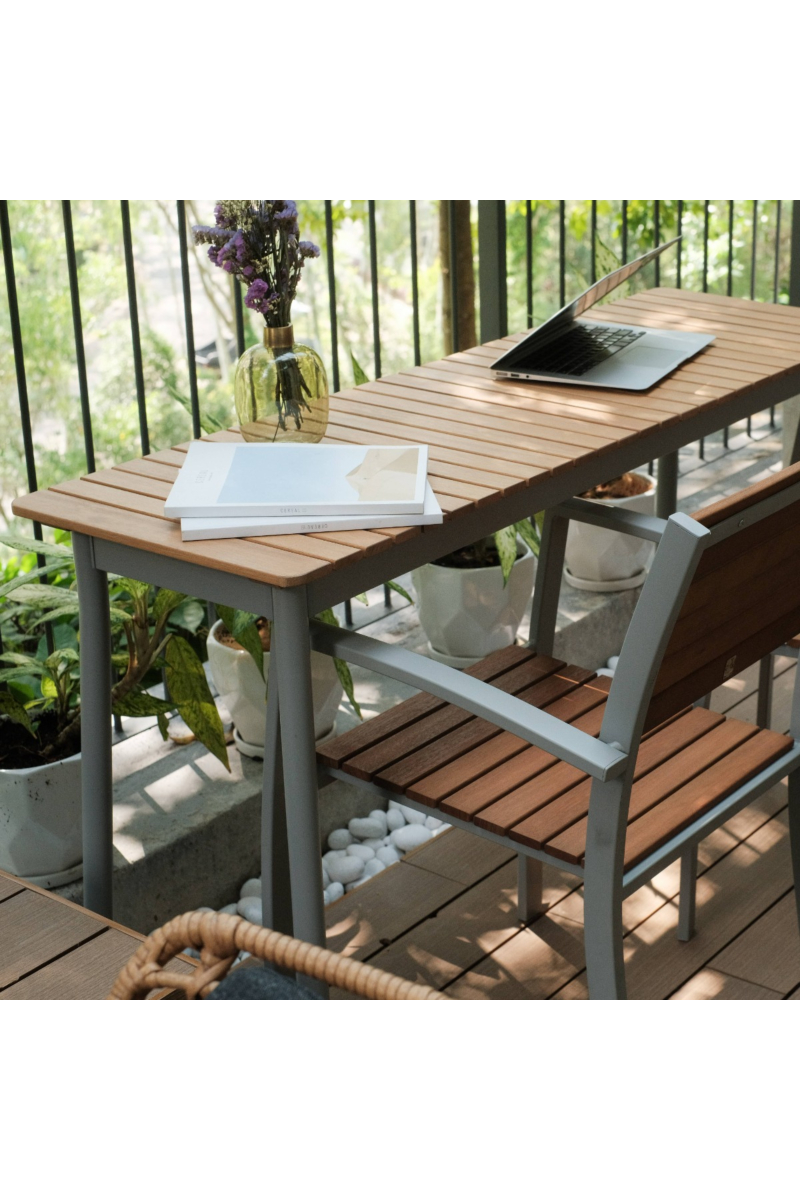 Celosia Outdoor/Indoor Console Table Simple Grey