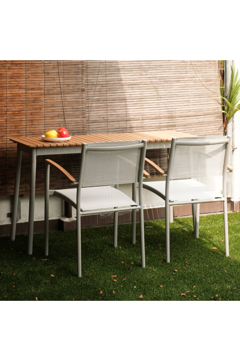 Celosia Outdoor/Indoor Arm Chair Simple Grey