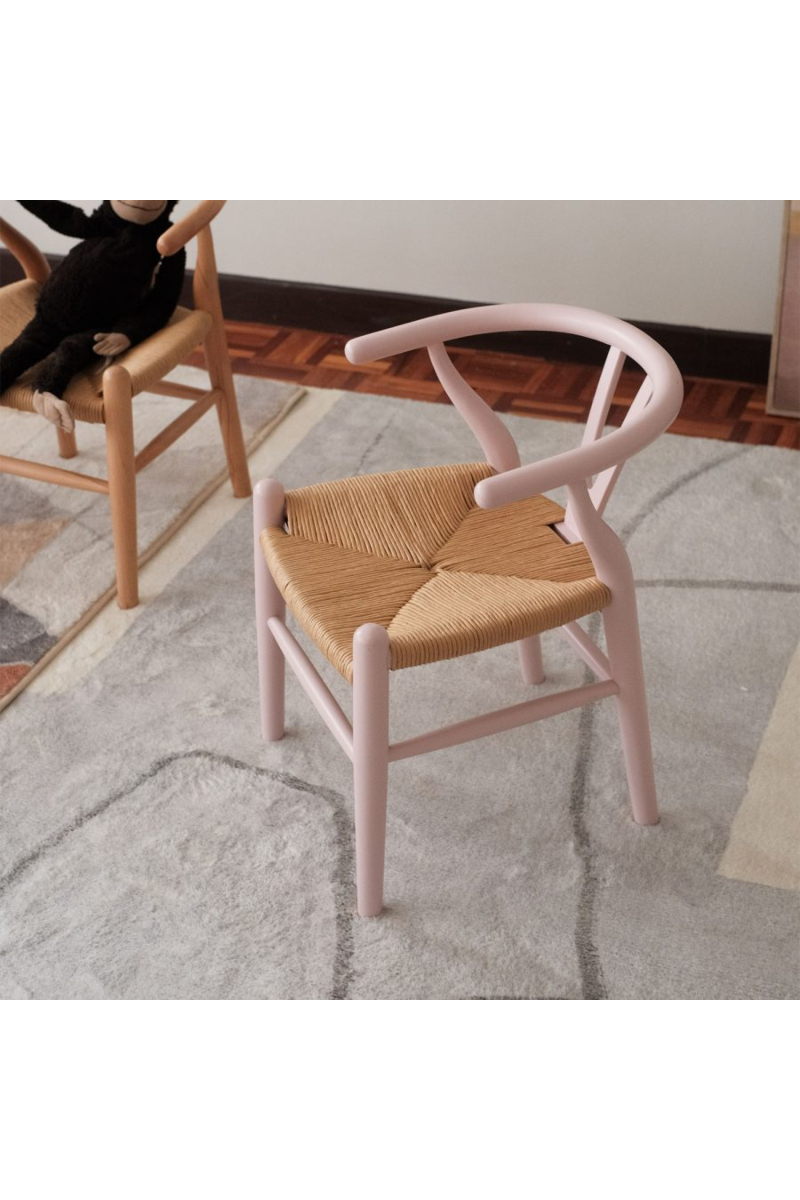 Replica Wishbone Kids Chair Blush Pink