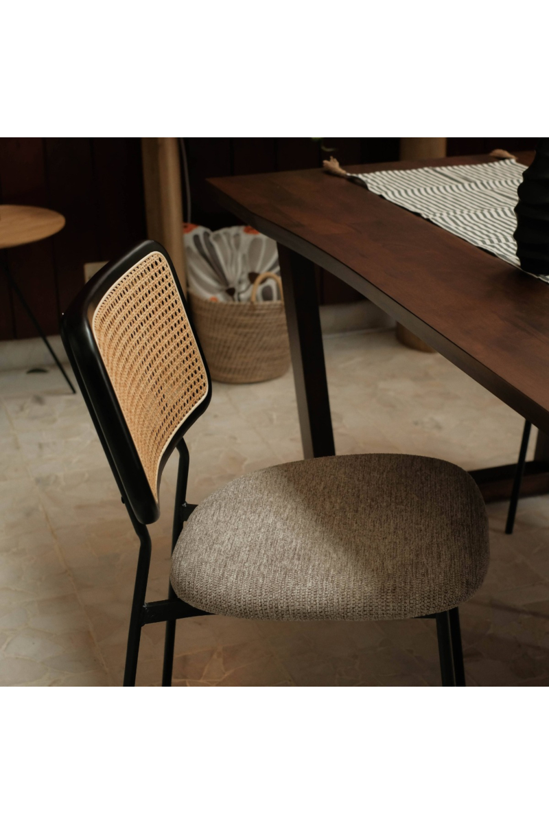 Gaia Ebony Chair Stone Beige