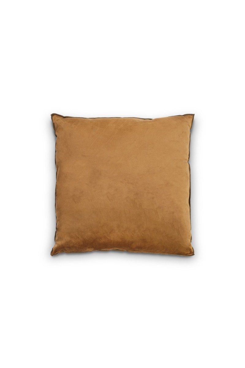 Elea Velvet Cushion 45x45 Saddle Brown