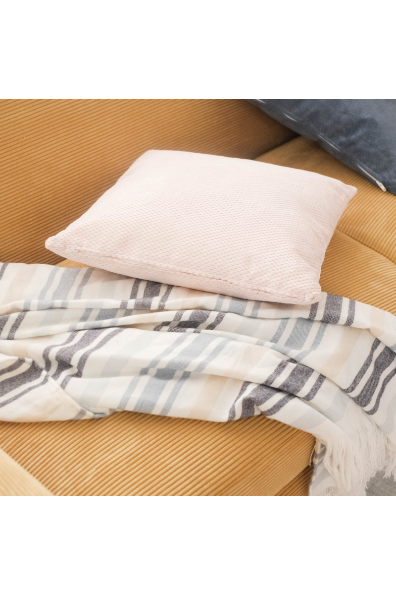 Fraya Powder Pink Cushion 45x45cm