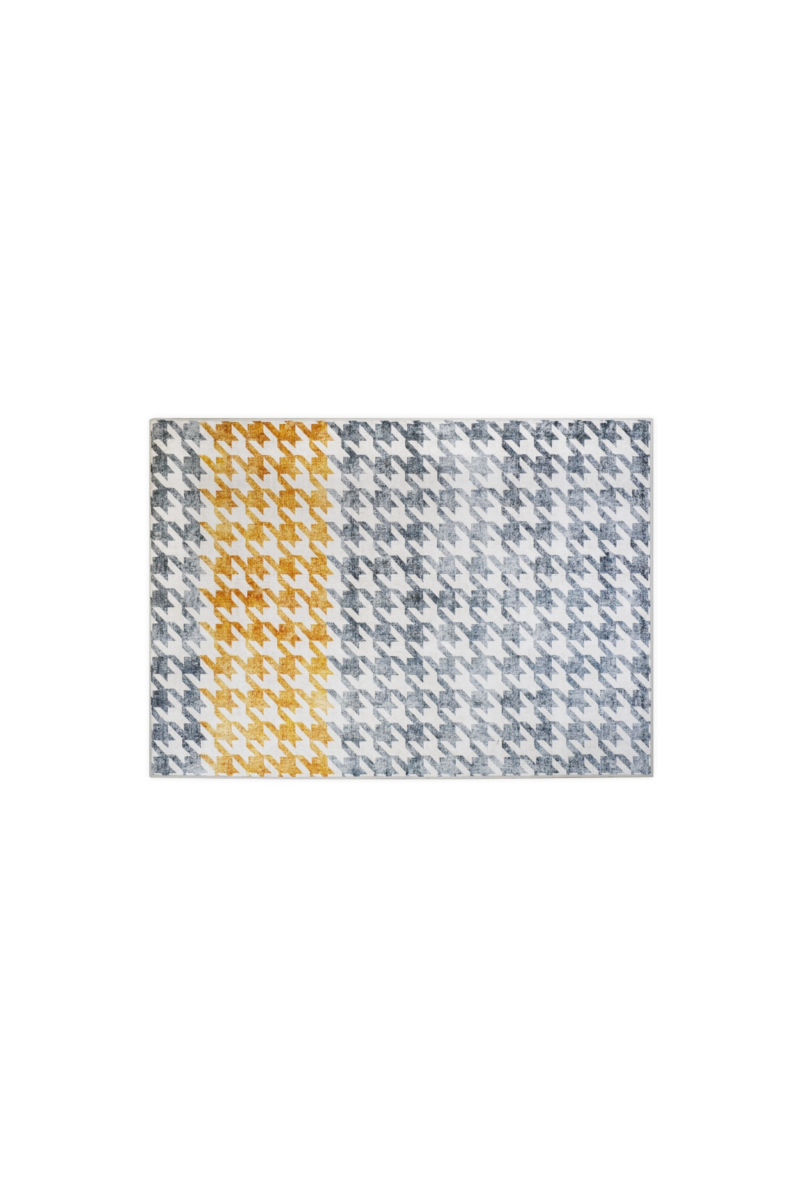 Greyson Houndstooth Chenille Rug 140x200cm