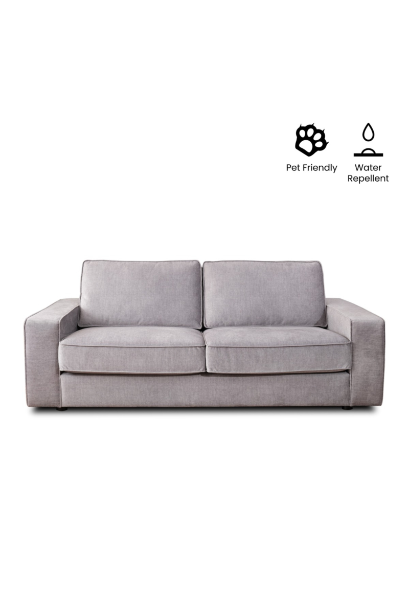 Klaus Light Grey 3 Seater Sofa