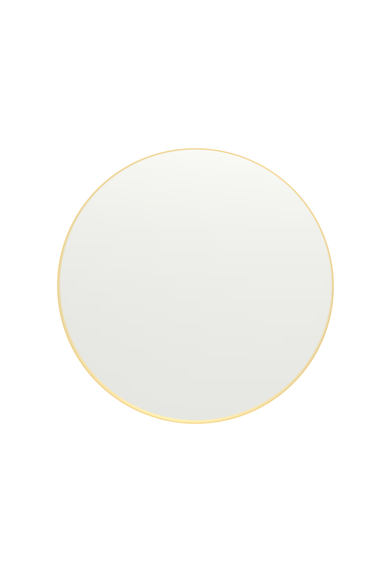 Oyna Brass Round Mirror Dia80cm