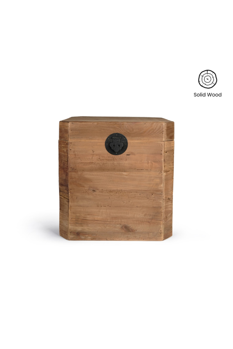 Reclaimed Wood Stool Box