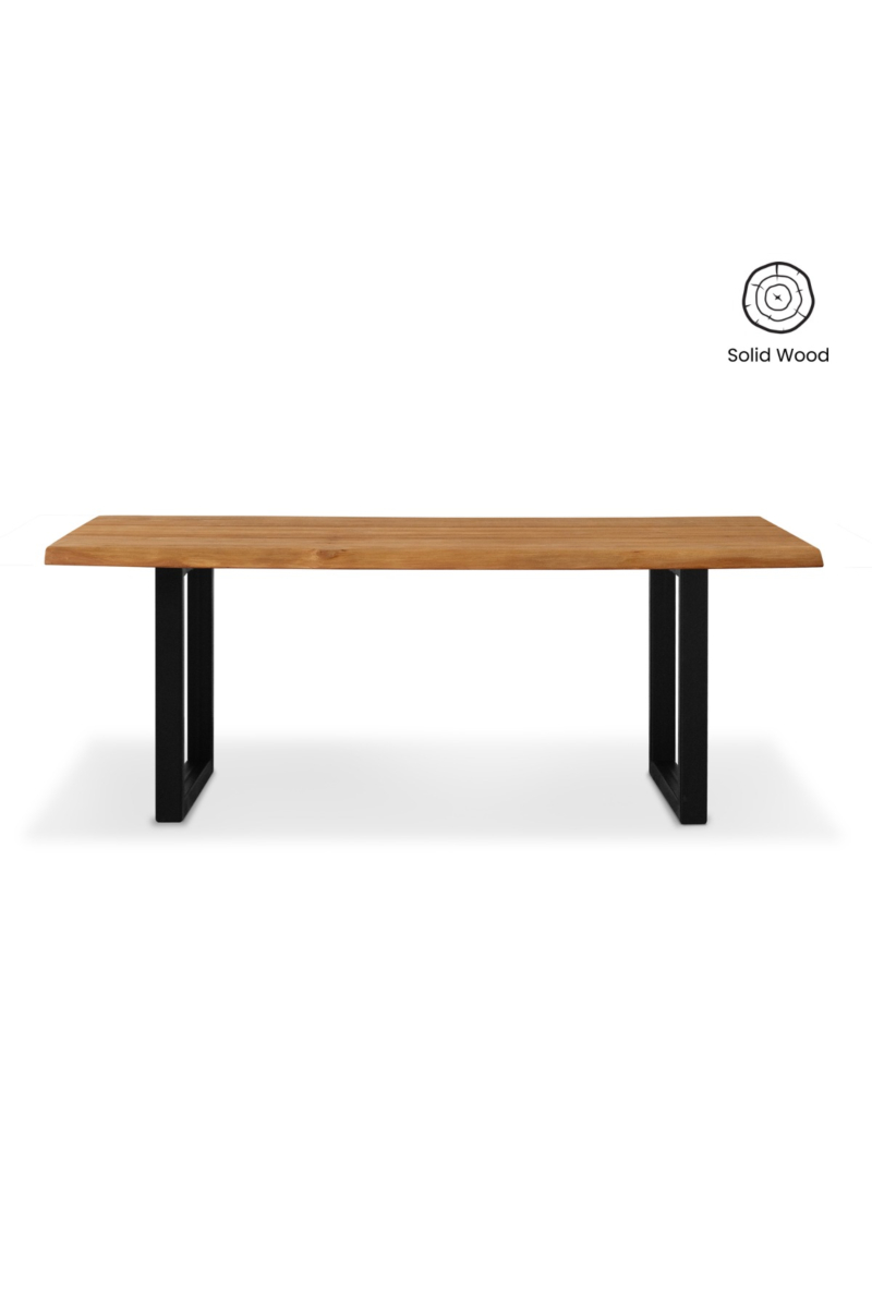 Stellan Outdoor Live Edge Solid Teak Table 180cm