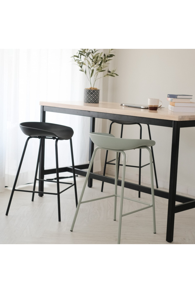 Viggo Bar Stool Navy Blue