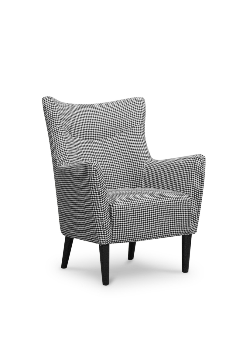 Wilber Houndstooth Lounge Chair