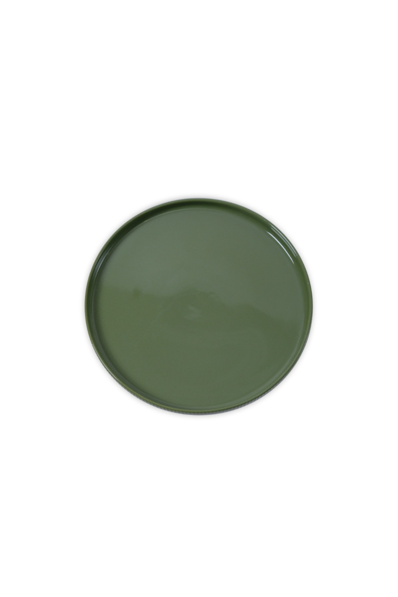 Yuri Dinner Plate Olive Green