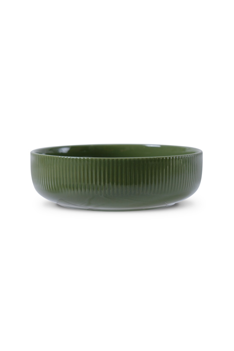 Yuri Pasta Bowl Olive Green